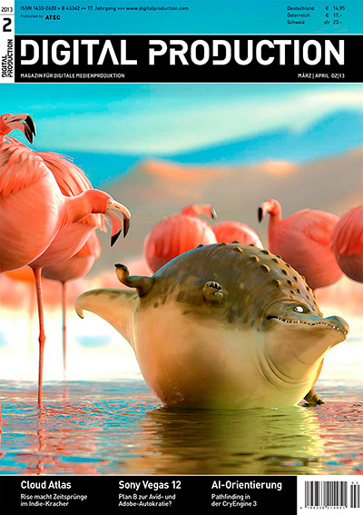 DIGITAL PRODUCTION magazine side cover March/April 2013