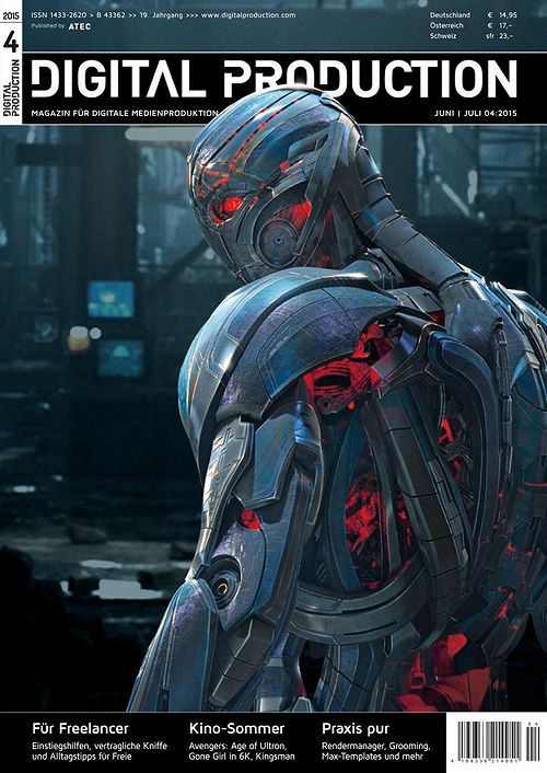 DIGITAL PRODUCTION magazine side cover June/July 2015