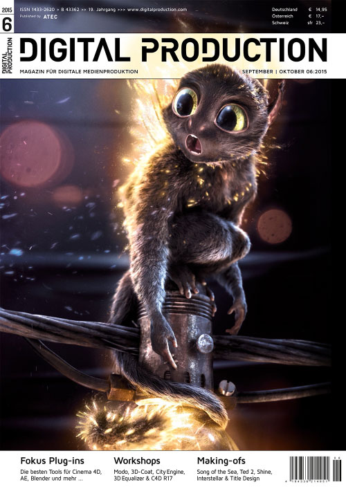 DIGITAL PRODUCTION magazine side cover September/October 2015