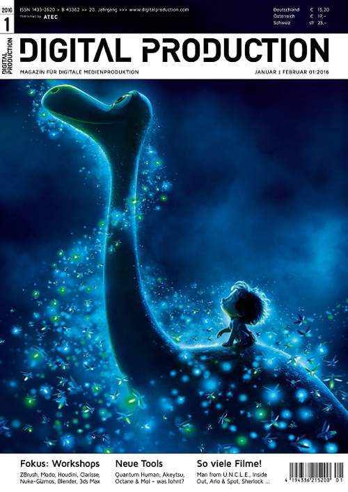 DIGITAL PRODUCTION magazine side cover January/February 2016