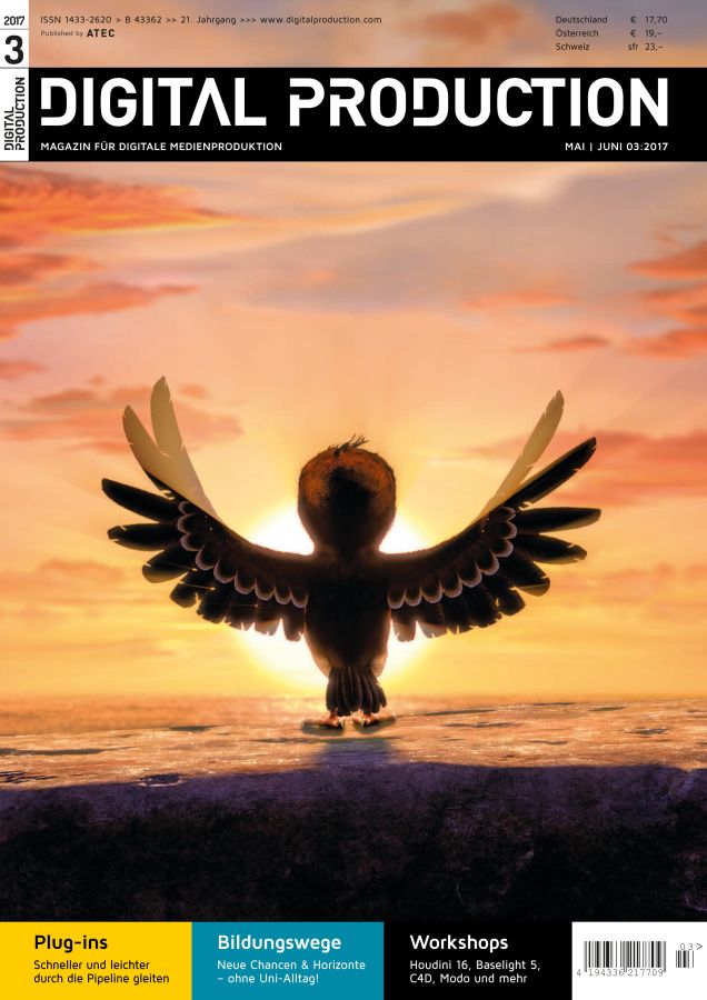 DIGITAL PRODUCTION magazine side cover May/June 2017