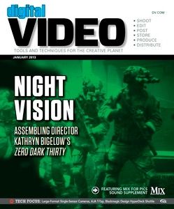 DIGITAL VIDEO magazine side cover January 2013