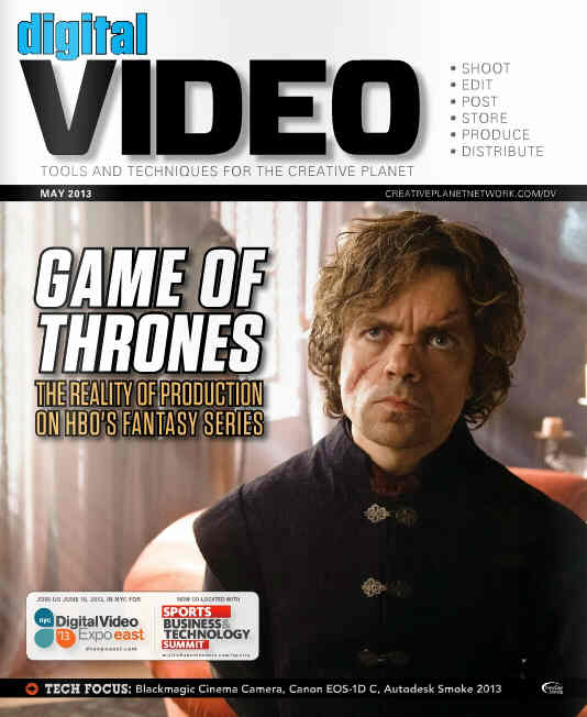 DIGITAL VIDEO magazine side cover May 2013