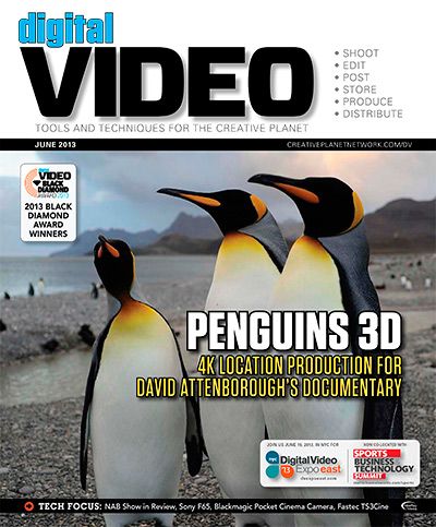 DIGITAL VIDEO magazine side cover June 2013