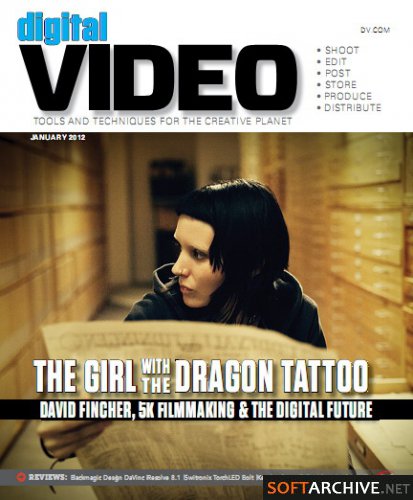 DIGITAL VIDEO magazine side cover January 2012