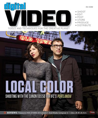 DIGITAL VIDEO magazine side cover February 2012