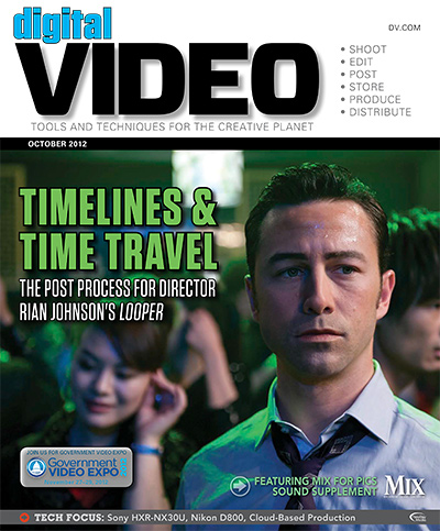 DIGITAL VIDEO magazine side cover October 2012