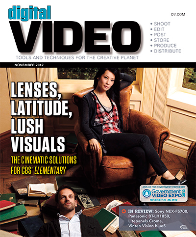 DIGITAL VIDEO magazine side cover November 2012