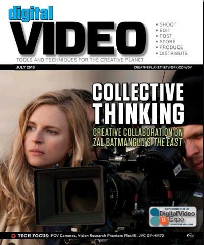 DIGITAL VIDEO magazine side cover July 2013