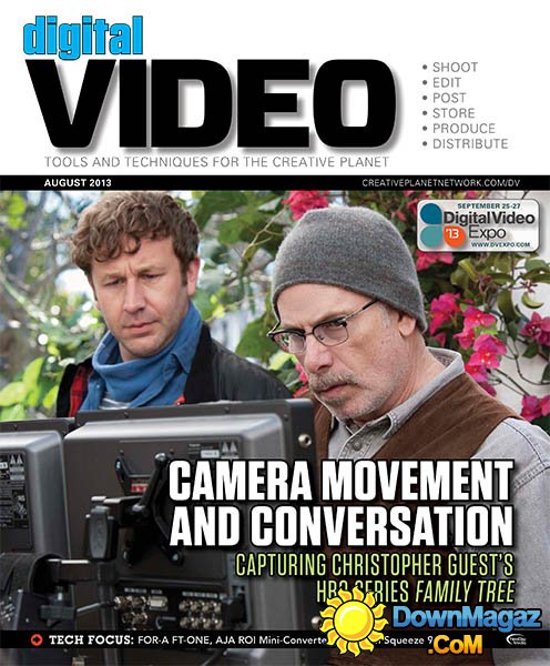 DIGITAL VIDEO magazine side cover August 2013
