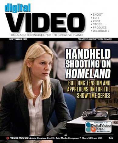 DIGITAL VIDEO magazine side cover September 2013
