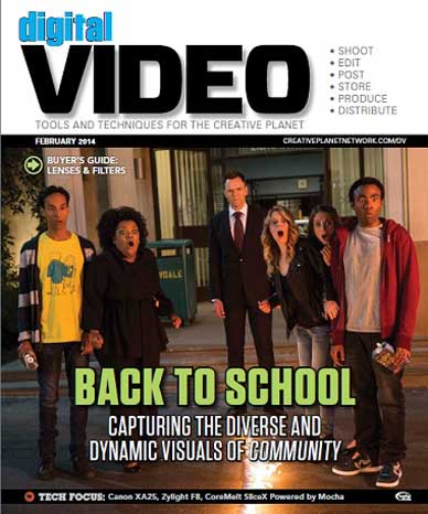 DIGITAL VIDEO magazine side cover February 2014