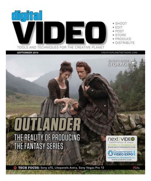 DIGITAL VIDEO magazine side cover September 2014