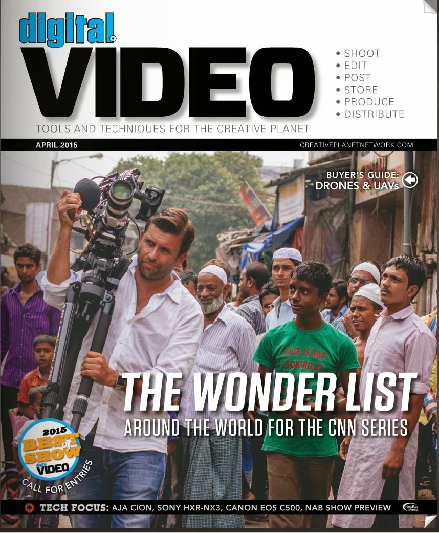 DIGITAL VIDEO magazine side cover April 2015