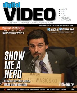 DIGITAL VIDEO magazine side cover September 2015