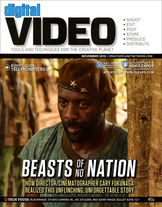 DIGITAL VIDEO magazine side cover November 2015