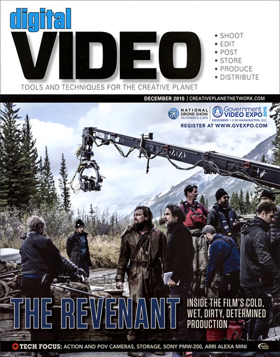 DIGITAL VIDEO magazine side cover December 2015