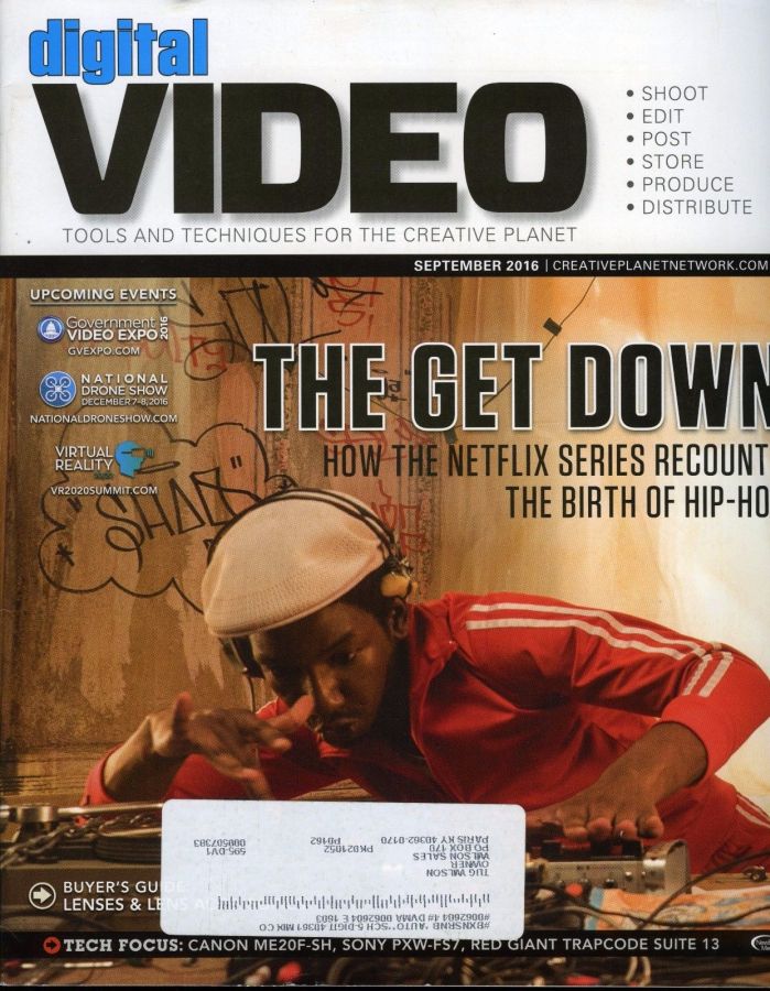 DIGITAL VIDEO magazine side cover  September 2016