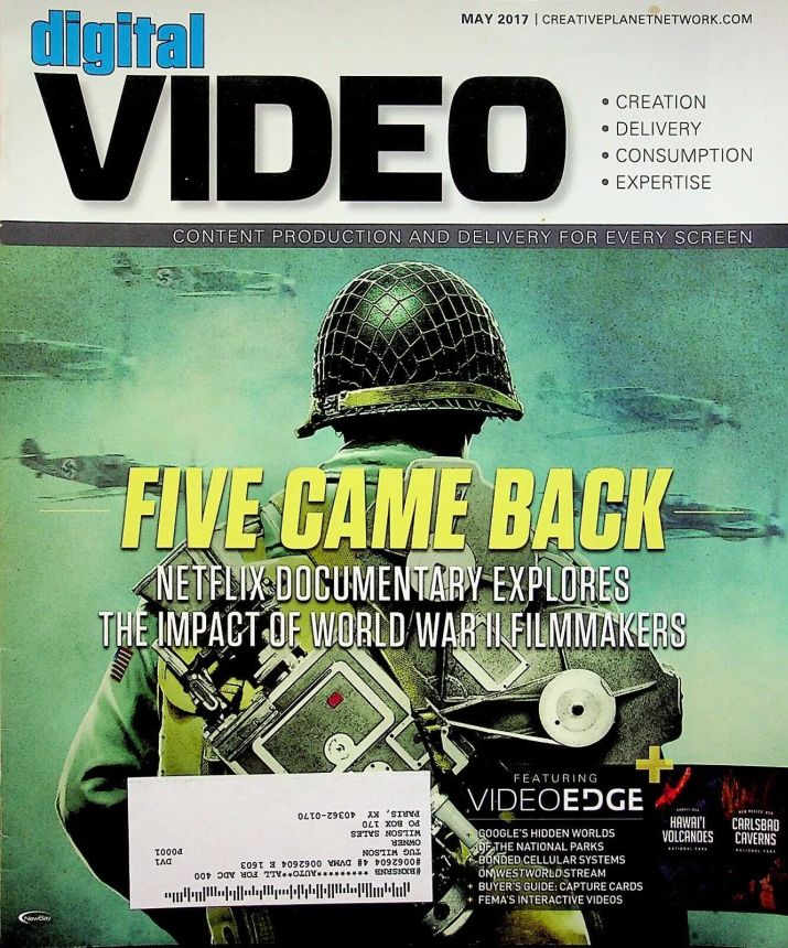 DIGITAL VIDEO magazine side cover  May 2017