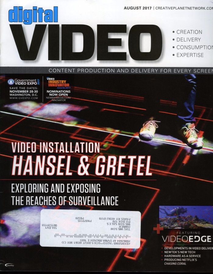 DIGITAL VIDEO magazine side cover  August 2017
