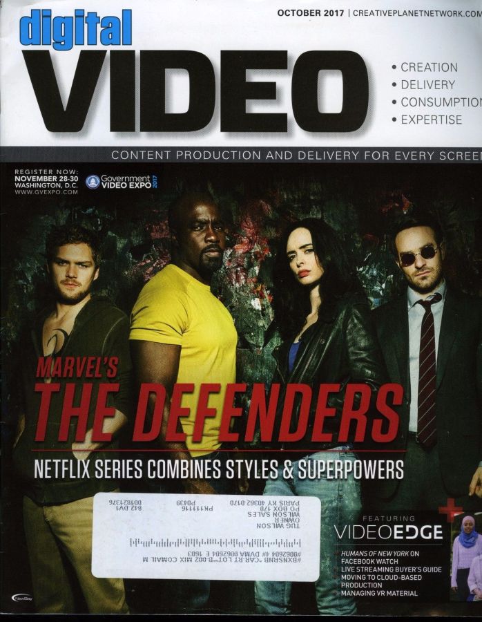 DIGITAL VIDEO magazine side cover  October 2017