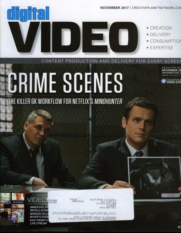 DIGITAL VIDEO magazine side cover  November 2017