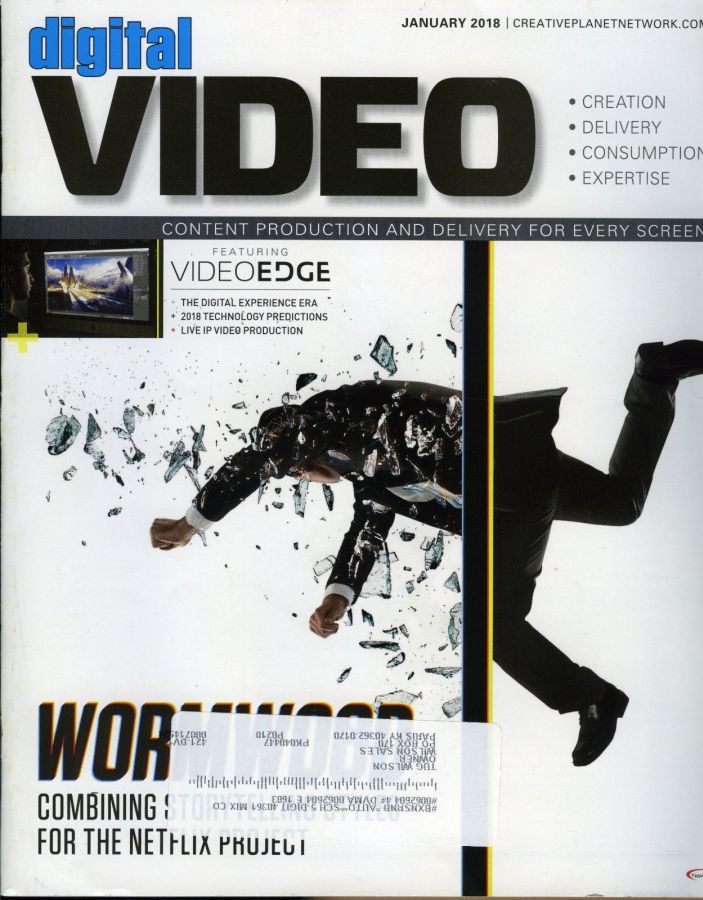 DIGITAL VIDEO magazine side cover  January 2018