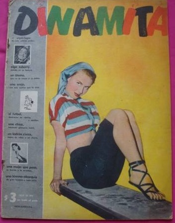DINAMITA magazine side cover July 1953
