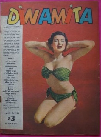 DINAMITA magazine side cover August 1953