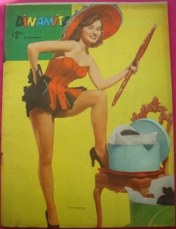 DINAMITA magazine side cover Issue 14 October 1954