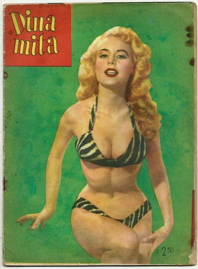 DINAMITA magazine side cover 23 December 1954