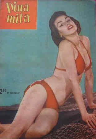 DINAMITA magazine side cover Issue 25 March 1955