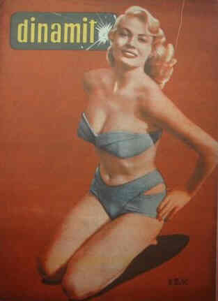 DINAMITA magazine side cover Issue 2 19 June 1955