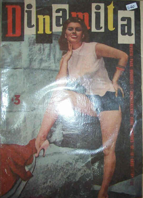 DINAMITA magazine side cover Issue 24  1955