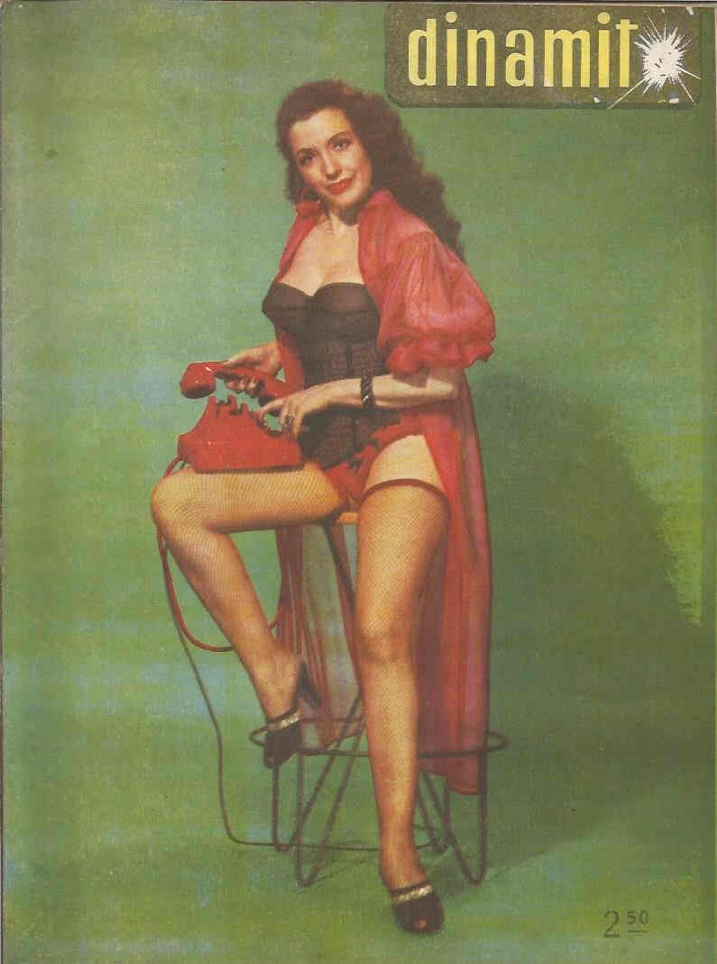 DINAMITA magazine side cover Issue 3  1955