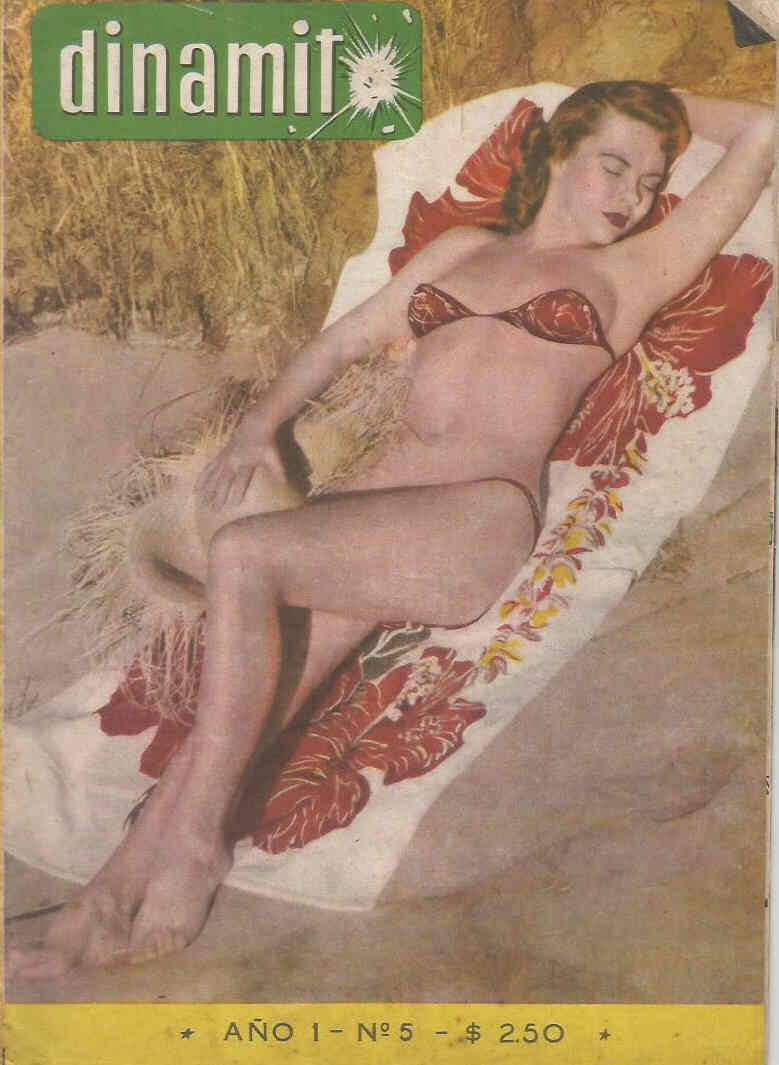 DINAMITA magazine side cover Issue 5  1955