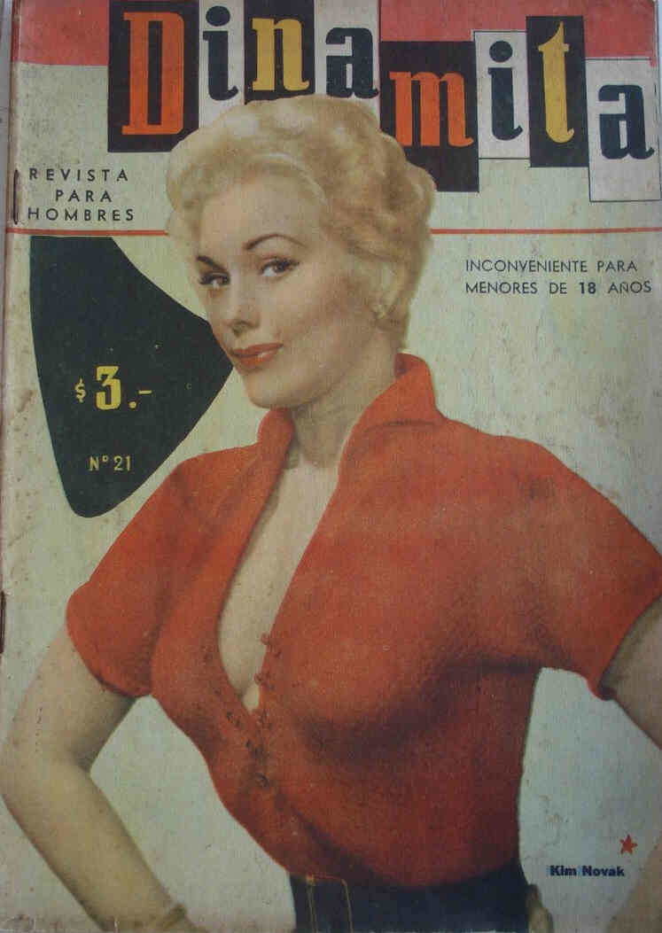 DINAMITA magazine side cover Issue 21 15 July 1956
