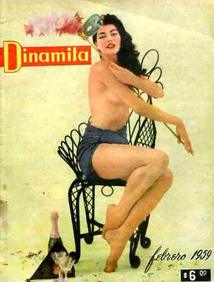 DINAMITA magazine side cover  February 1959
