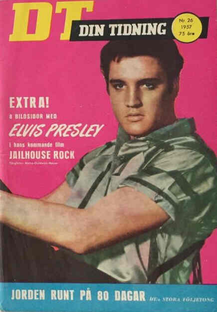 DIN TIDNING magazine side cover Issue 26   1957