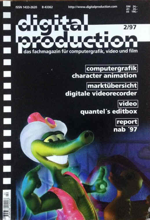 DIGITAL PRODUCTION magazine side cover Issue 2  March 1997