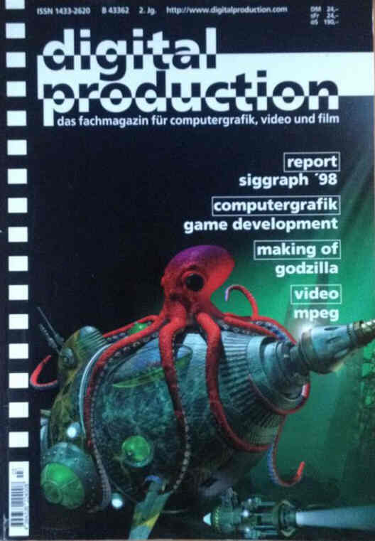 DIGITAL PRODUCTION magazine side cover Issue 3  May 1998