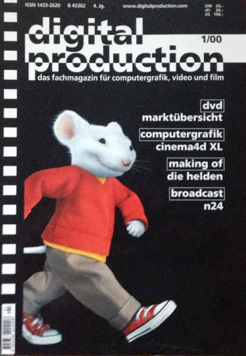 DIGITAL PRODUCTION magazine side cover Issue 1  January 2000