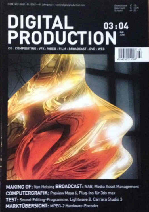 DIGITAL PRODUCTION magazine side cover Issue 3  May 2004