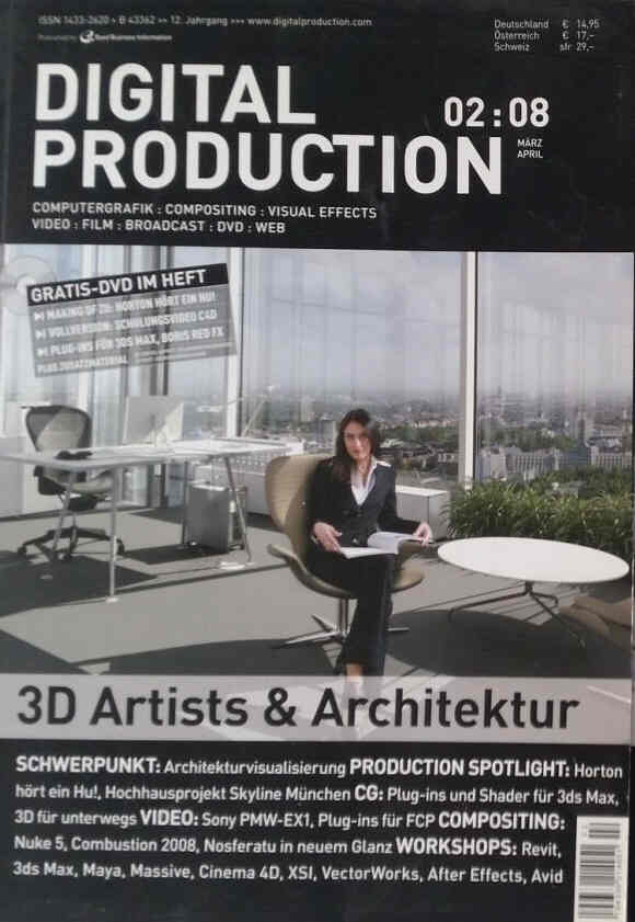 DIGITAL PRODUCTION magazine side cover Issue 2  March/April 2008