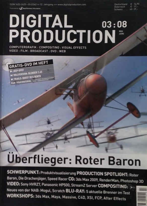 DIGITAL PRODUCTION magazine side cover Issue 3  May/June 2008
