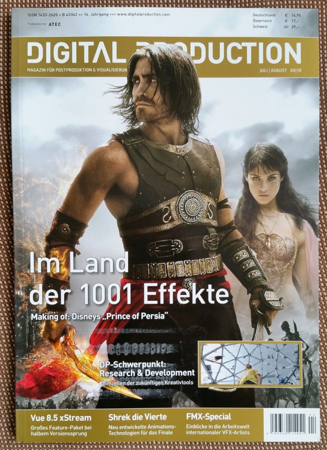 DIGITAL PRODUCTION magazine side cover Issue 4  July 2010