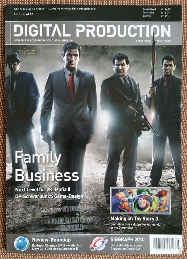 DIGITAL PRODUCTION magazine side cover Issue 5  September- October 2010