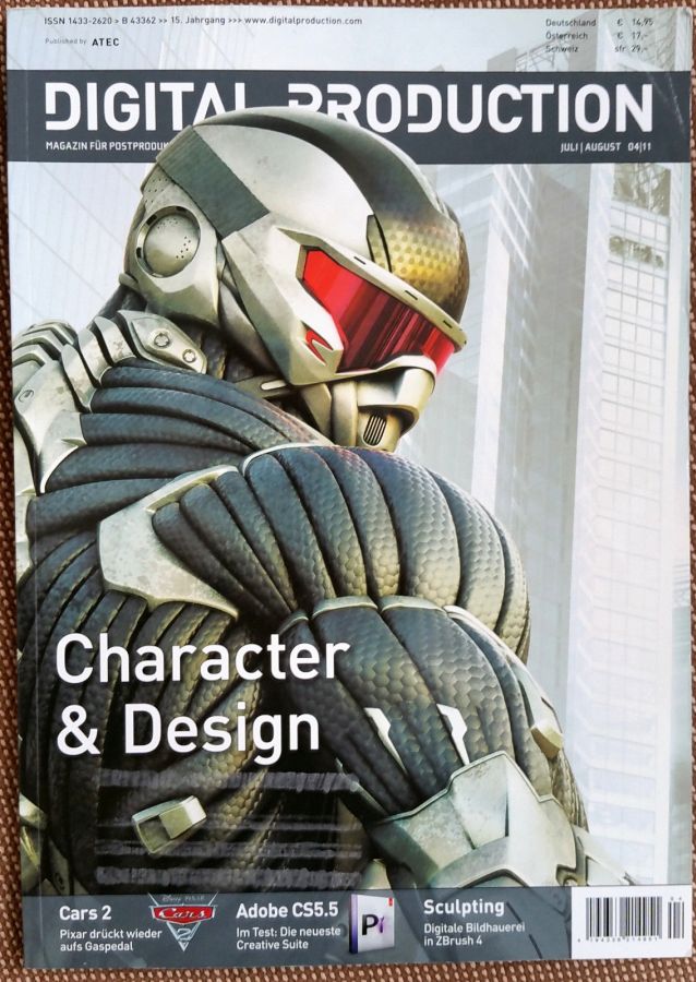 DIGITAL PRODUCTION magazine side cover Issue 4  July/August 2011
