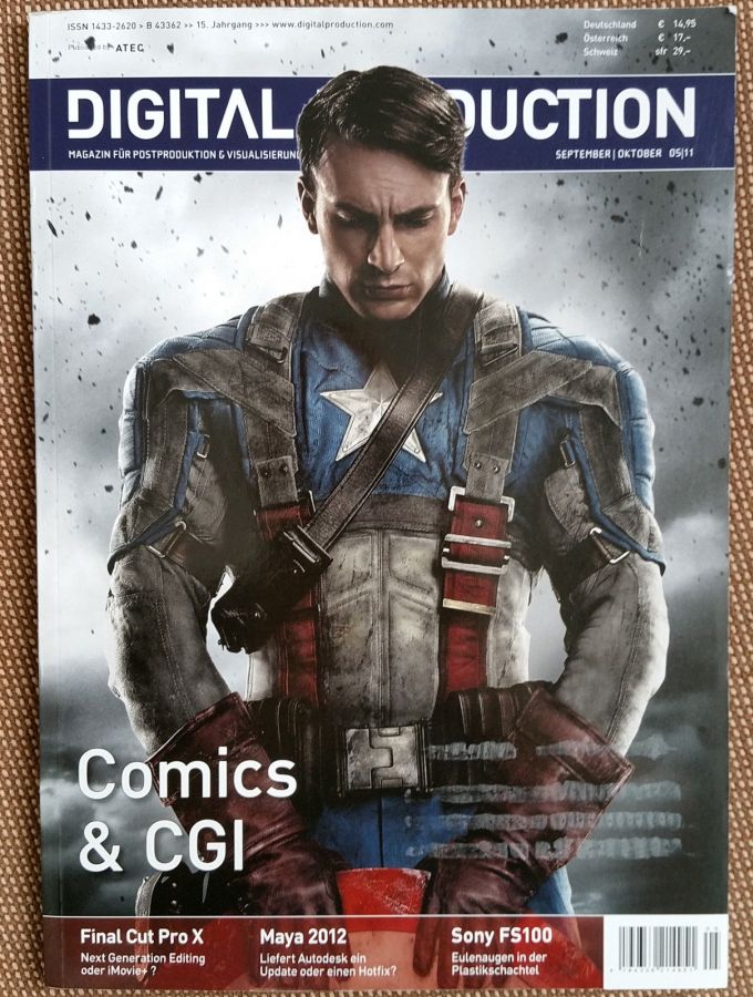 DIGITAL PRODUCTION magazine side cover Issue 5  September- October 2011