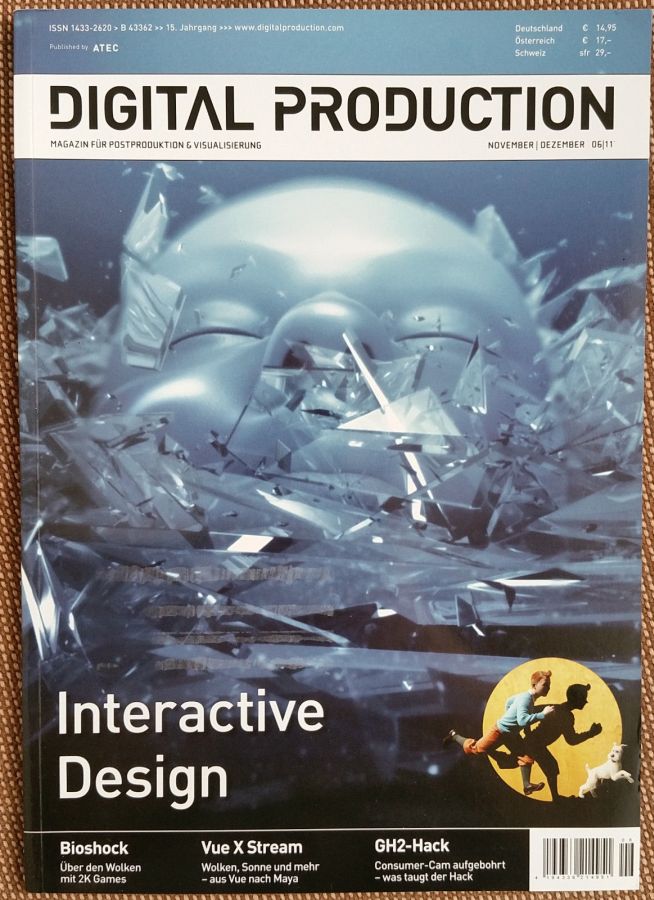 DIGITAL PRODUCTION magazine side cover Issue 6  November- December 2011